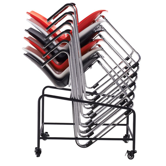 Dona Stackable Chair Trolley iOffice Furniture Sydney
