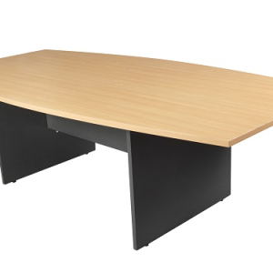 Essentials Express Commercial Boardroom Table 2400W Colour Beech/Charcoal