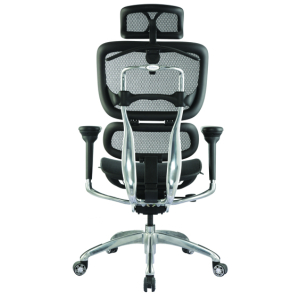 Ergo1 Executive Black Mesh Back & Seat with Arms & Headrest Office Chair