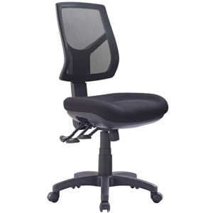 Hino Big Boy Mesh Back 3 lever Ergonomic Chair Black