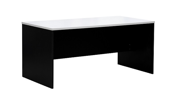 Essentials Express Commercial Straight Desk 1800W x 750D Colour White/Charcoal