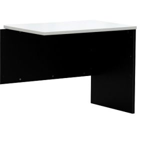 Essentials Express Commercial Desk Return 900W x 600D Colour White/Charcoal