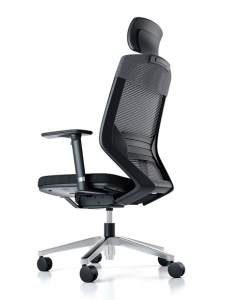 Vogue 4HA Executive Black Mesh with Headrest Office Chair
