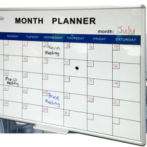 Perpetual Monthly Planner Whiteboard