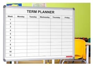 Term Planner Weekly Whiteboard