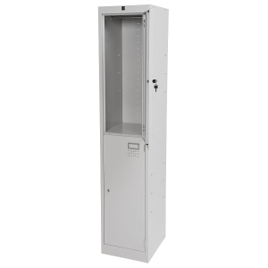 Kis Metal Locker 2 door 380W open grey