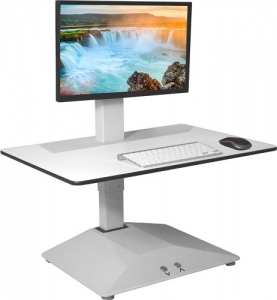 Standesk Electric Sit Stand Single Work Surface White