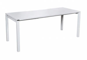 Runway single bench desk with top