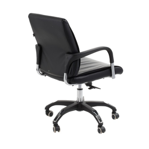 Carlton Executive Boardroom Black Bonded Leather Office Chair