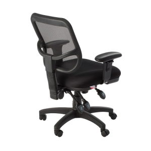Eden AFRDI Approved Ergonomic Mesh Back 3 Lever Office Chair with Arms Black