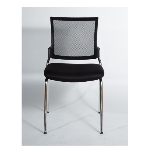 Mackay Visitors Mesh Back Chair Front View i Office Furniture Sydney