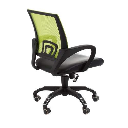 View Designer Green Mesh Back Office Chair Back View i Office