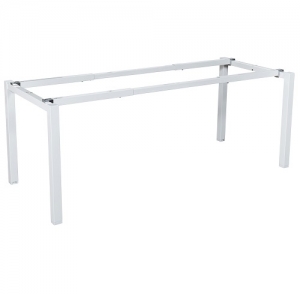 Runway Table Frame 1500L-1800L x 750D White Square Leg Frame