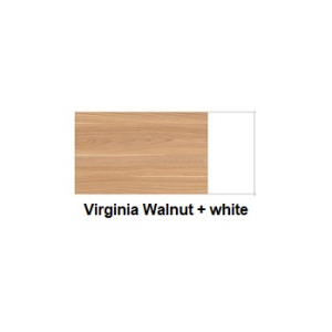 Colour Virginia Walnut + White