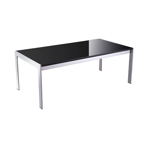 Forza Coffee Table Black Glass Top 1200, Black Coffee Table Melbourne