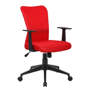 YS01 Ashley Red Fabric Office Chair