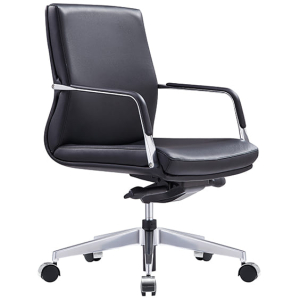 Select Executive Low Back Leather Chair Black