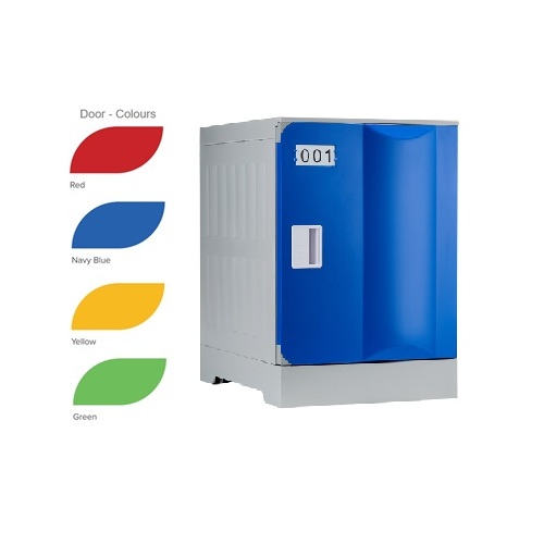 Steelco ABS Plastic 1 Door Mini Locker 710H | i Office Furniture